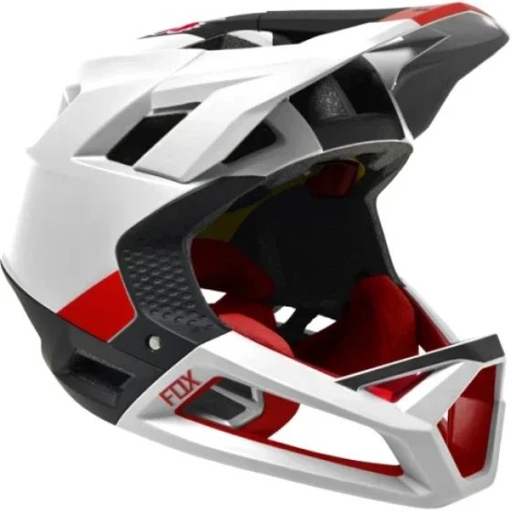 Ver más sobre Protecciones Casco Fox Integrado Proframe Helmet Blanco, Argentina