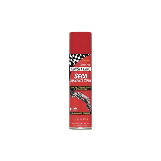 Ver más sobre Accesorios Lubricante Finish Line Seco Teflon en Aerosol x 240 ml, Argentina